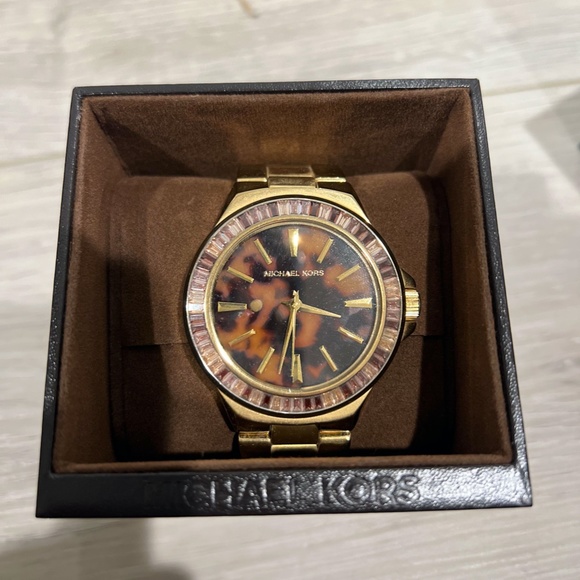 Michael Kors Gold Tortoiseshell Watch - MK 5723